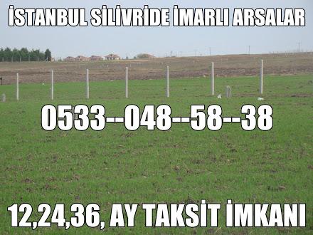 SİLİVRİ ÇANTA DA SATILIK TERKLERİ YAPILMIŞ NET ARSA