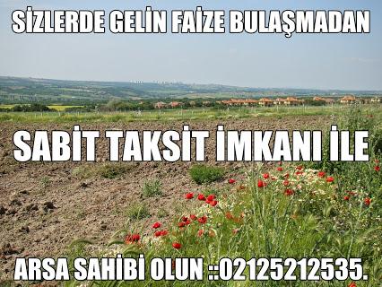 SİLİVRİ ÇANTA DA SATILIK TERKLERİ YAPILMIŞ NET ARSA