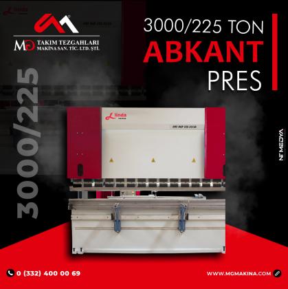 3000 x 225 Ton Abkant Pres - Press Brake