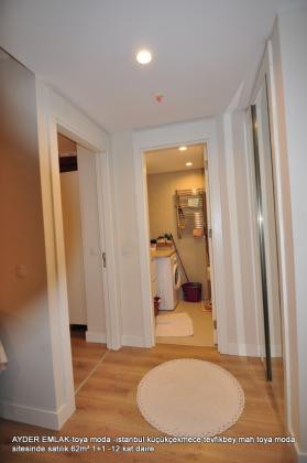 istanbul küçükçekmece tevfikbey mah toya moda sitesinde satılık 62m² 1+1 -12.kat daire