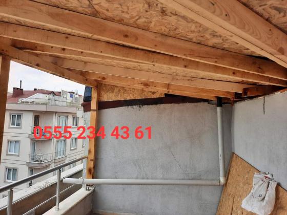 Çatı yapımı tadilat yenileme ve izolasyon işleriniz yapılır tel 0555 234 43 61