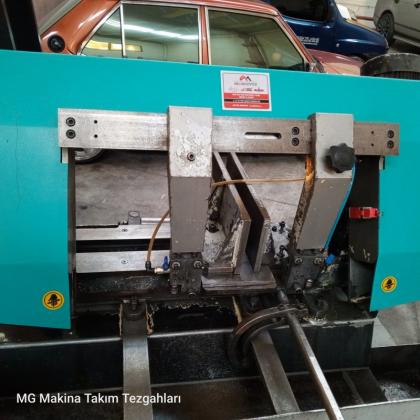 300mm HAMME Yarı Otomatik 45 Derece Açılı Şerit Testere 2014 Model