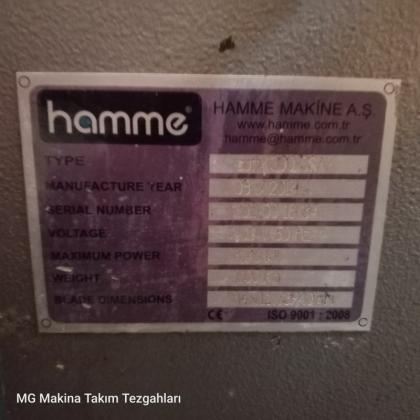 300mm HAMME Yarı Otomatik 45 Derece Açılı Şerit Testere 2014 Model