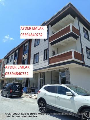 istanbul Arnavutköy haraççı mah de havalimana yakın satılık 150m² 4+1 –sıfır dubleks.kat daire
