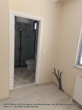 istanbul Arnavutköy karlıbayır mah de havalimana yakın satılık 135m² 3+1 –sıfır bahçe dubleks kat daire