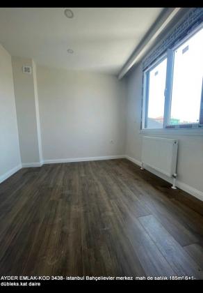 istanbul Bahçelievler merkez  mah de satılık 185m² 6+1-dübleks.kat daire