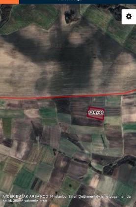 istanbul Silivri Değirmenköy ismetpaşa mah da satılık 385m² yatırımlık arsa