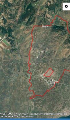 istanbul Silivri Değirmenköy ismetpaşa mah da satılık 385m² yatırımlık arsa