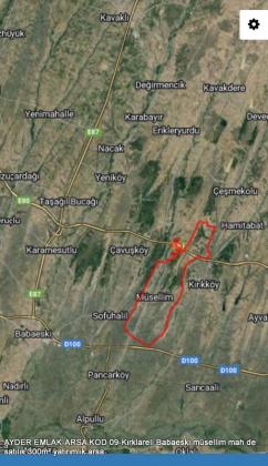 Kırklareli Babaeski müsellim mah de satılık 300m² yatırımlık arsa