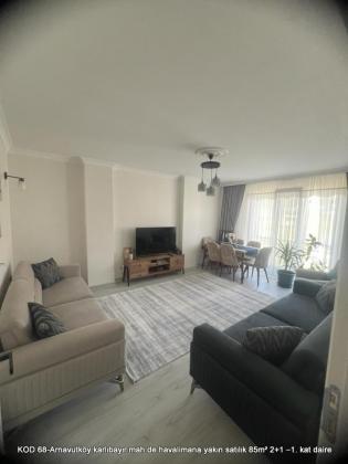 istanbul Arnavutköy karlıbayır mah de havalimana yakın satılık 85m² 2+1 –1. kat daire