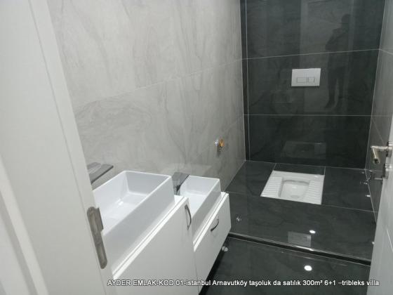 istanbul Arnavutköy taşoluk da satılık 300m² 6+1 –tribleks villa