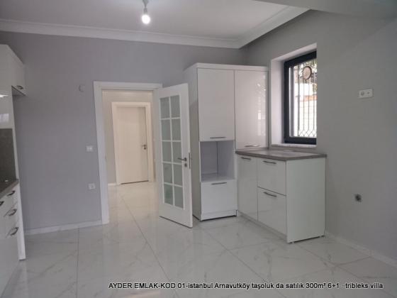 istanbul Arnavutköy taşoluk da satılık 300m² 6+1 –tribleks villa