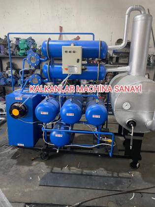 fuel production from waste car oil.kalkanlar machine