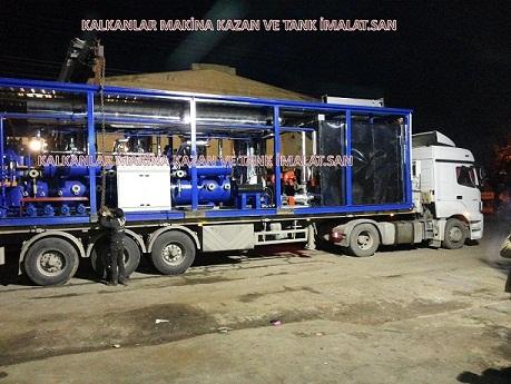 ham petrol damıltma rafineri imalatı kalkanlar makina