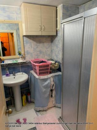 istanbul Bahçelievler cumhuriyet mah de satılık 85m² 2+1- bahçe kat daire