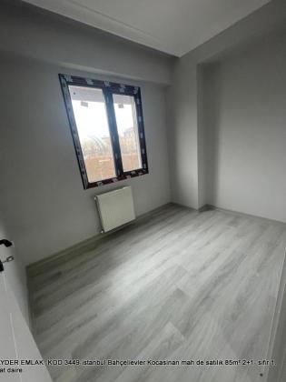 istanbul Bahçelievler Kocasinan mah de satılık 85m² 2+1- sıfır 1.kat daire