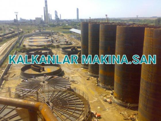 mobil hampetrol rafineri distilasyon yapımı imalatı mobil kolon rafineri imalatı kalkanlar makina