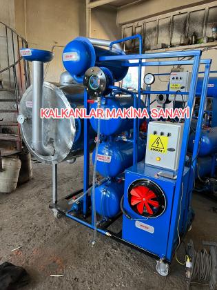 küçük kullanılmış atık araba yağı damıltma makinası  yapımı