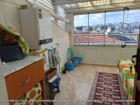 anadolu mah de  havalimanına yakın satılık 170 m² 4+1 - dubleks. kat daire