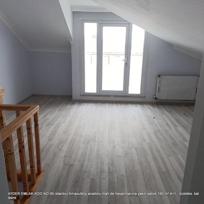havalimanına yakın satılık 160 m² 4+1 - dubleks. kat daire