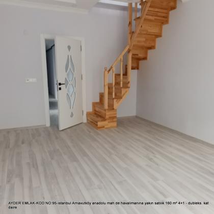 havalimanına yakın satılık 160 m² 4+1 - dubleks. kat daire
