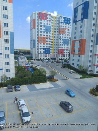 havalimanına yakın site içinde satılık 115 m² 2+1 - 6. kat daire