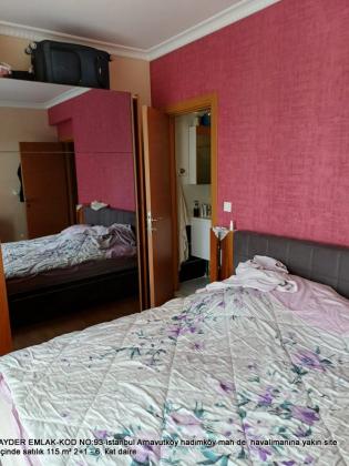 havalimanına yakın site içinde satılık 115 m² 2+1 - 6. kat daire