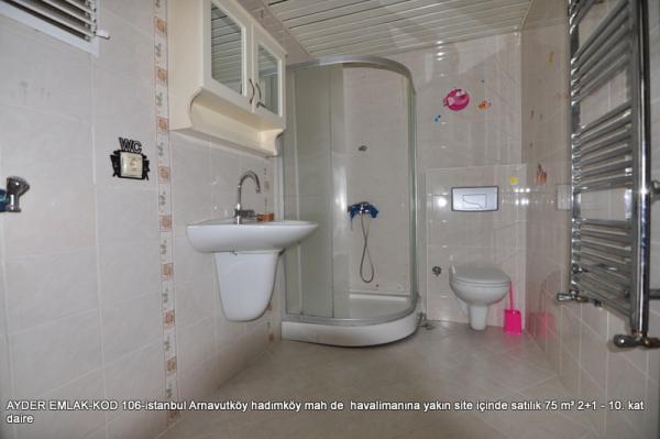 Arnavutköy hadımköy mah de  havalimanına yakın site içinde satılık 75 m² 2+1 - 10. kat daire