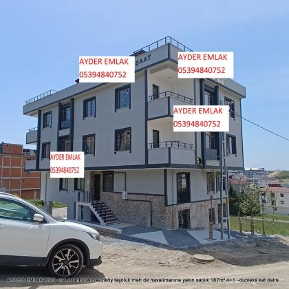 havalimanına yakın satılık 187m² 4+1 –dubleks.kat daire