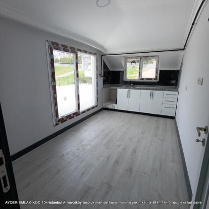 havalimanına yakın satılık 187m² 4+1 –dubleks.kat daire