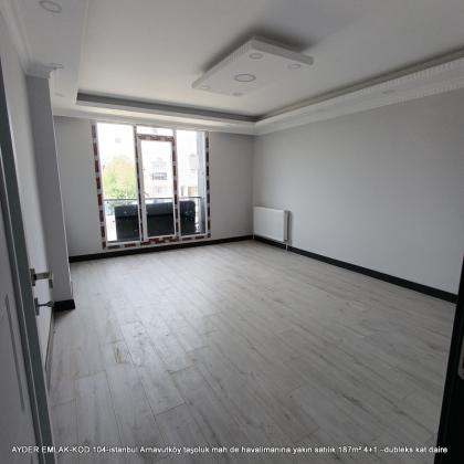 havalimanına yakın satılık 187m² 4+1 –dubleks.kat daire