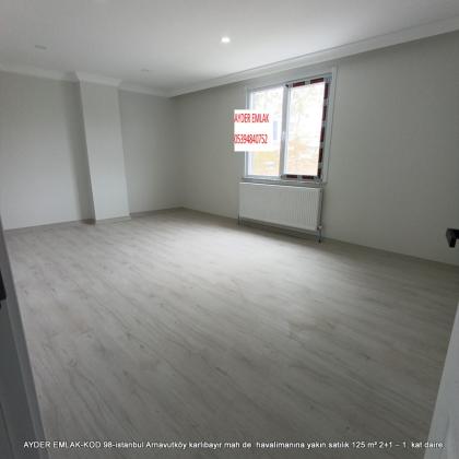 istanbul Arnavutköy karlıbayır mah de  havalimanına yakın satılık 125 m² 2+1 – 1. kat daire