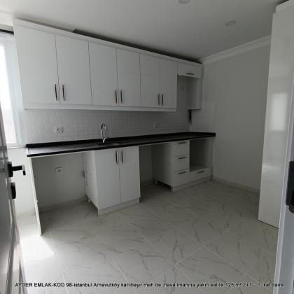 istanbul Arnavutköy karlıbayır mah de  havalimanına yakın satılık 125 m² 2+1 – 1. kat daire