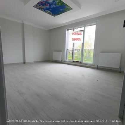 istanbul Arnavutköy karlıbayır mah de  havalimanına yakın satılık 125 m² 2+1 – 1. kat daire