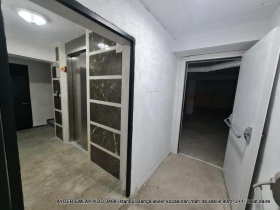 istanbul Bahçelievler kocasinan mah de satılık 90m² 2+1- 2.kat daire