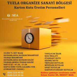 Ambalaj üretım personelı