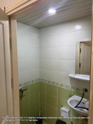 hadımköy mah de  havalimanına yakın site içinde satılık 75 m² 2+1 -6. kat daire