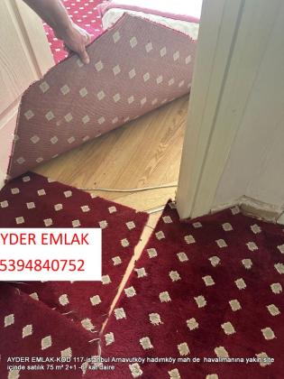 hadımköy mah de  havalimanına yakın site içinde satılık 75 m² 2+1 -6. kat daire
