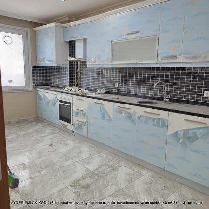 havalimanına yakın satılık 140 m² 3+1 - 3. kat daire