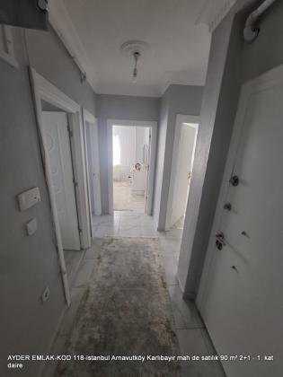 istanbul Arnavutköy Karlıbayır mah de satılık 90 m² 2+1 - 1. kat daire