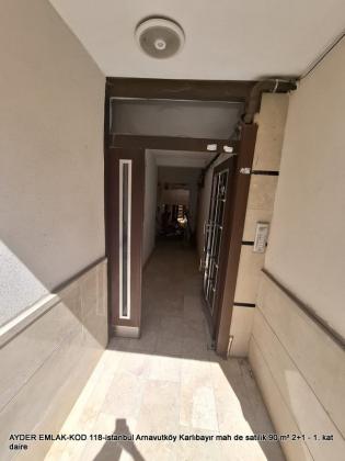 istanbul Arnavutköy Karlıbayır mah de satılık 90 m² 2+1 - 1. kat daire