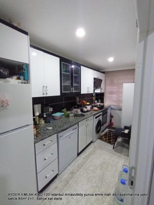istanbul Arnavutköy yunus emre mah de havalimanına yakın satılık 85m² 2+1 –bahçe.kat daire