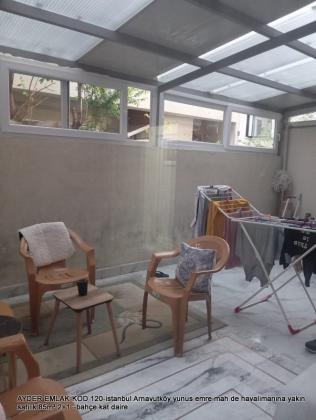 istanbul Arnavutköy yunus emre mah de havalimanına yakın satılık 85m² 2+1 –bahçe.kat daire