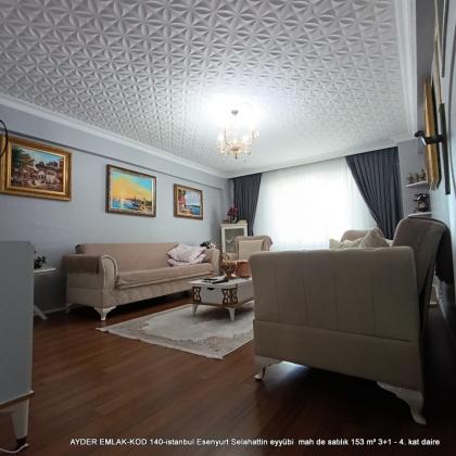 istanbul Esenyurt Selahattin eyyübi  mah de satılık 153 m² 3+1 - 4. kat daire