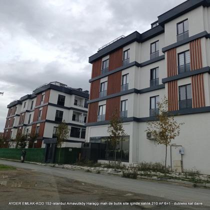 istanbul Arnavutköy Haraççı mah de butik site içinde satılık 210 m² 6+1 - dubleks.kat daire